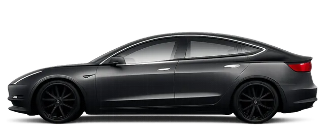 Illustration of a 2023 Tesla Model 3