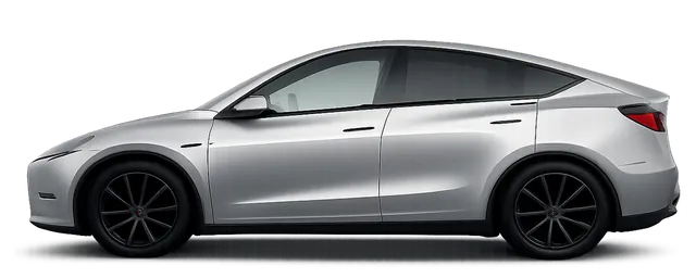 Illustration of a silver 2023 Tesla Model Y
