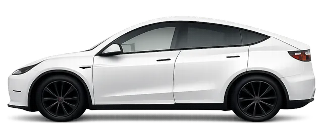 Illustration of a white 2023 Tesla Model Y
