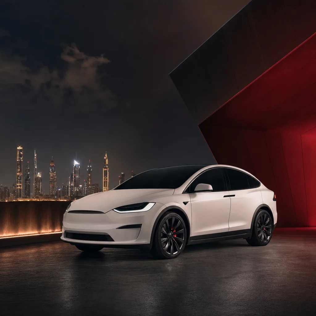 Tesla Model X Long Range 2018 — Blue