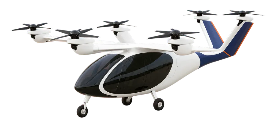 Illustration of the Joby S4 air taxi