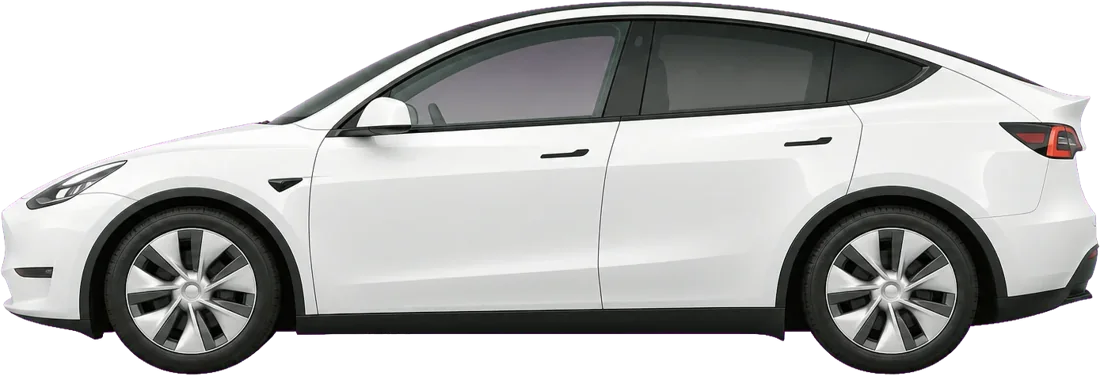 Tesla Model Y, side view