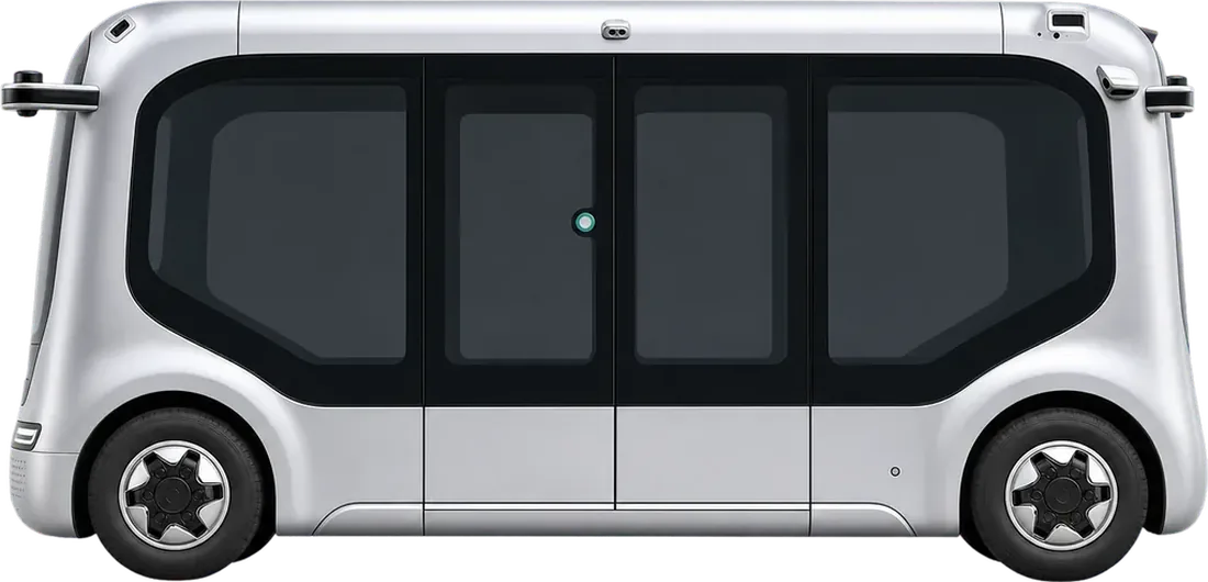 WeRide Robobus, side view