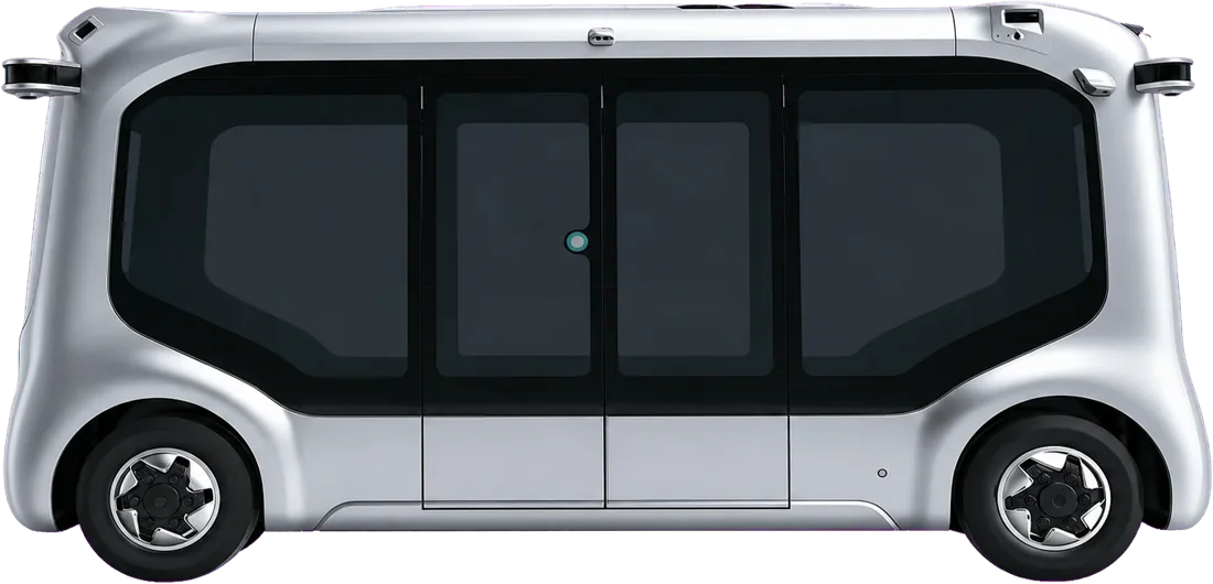 WeRide Robobus, side view