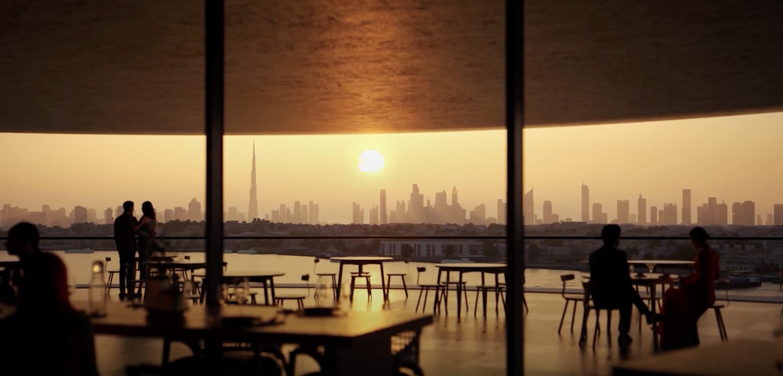 DUMA - Dubai Museum of Modern Arts Rendering Cafe & Bar
