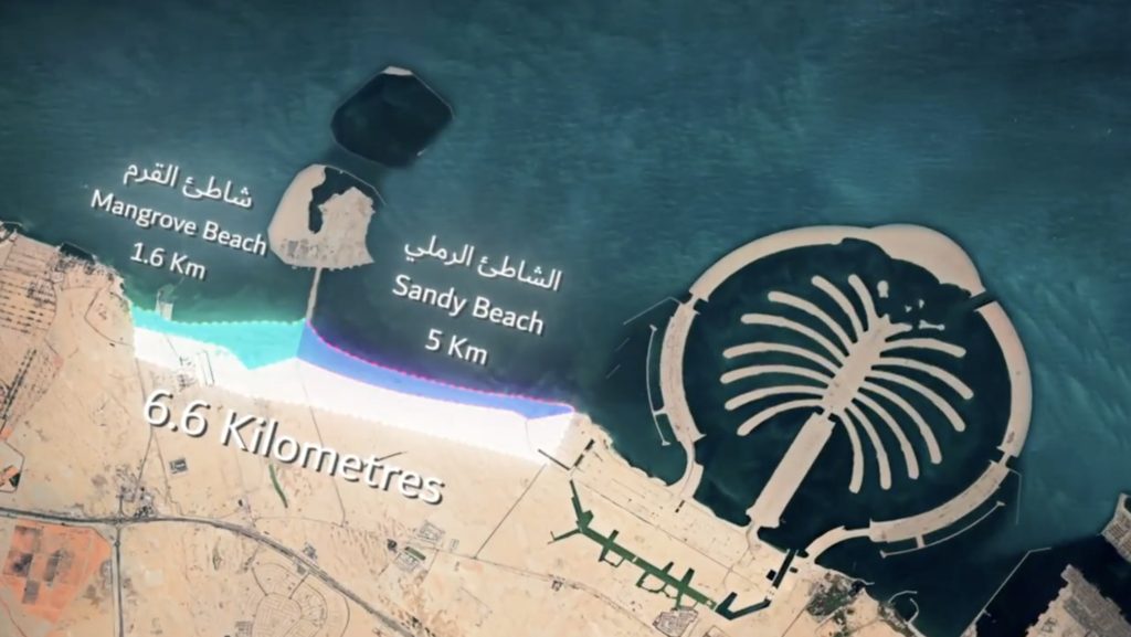 Jebel Ali Beach Project Map Overview of Location